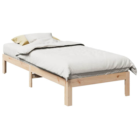 Giroletto senza Materasso 90x200 cm in Legno Massello di Pino | homemem39