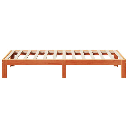 Giroletto senza Materasso Marrone Cera 90x200 cm Massello Pino | homemem39
