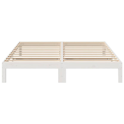Giroletto senza Materasso Bianco 180x200 cm Legno Massello Pino | homemem39