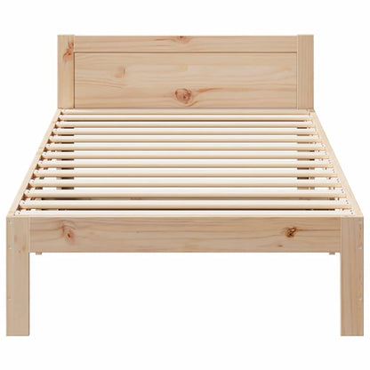 Giroletto senza Materasso 90x200 cm in Legno Massello di Pino | homemem39