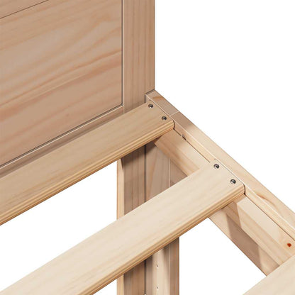 Giroletto senza Materasso 90x200 cm in Legno Massello di Pino | homemem39