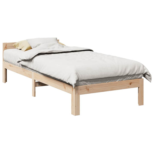 Giroletto senza Materasso 90x200 cm in Legno Massello di Pino | homemem39