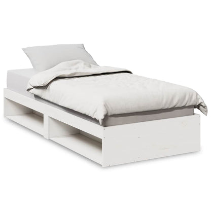 Dormeuse senza Materasso Bianco 100x200 cm Legno Massello Pino | homemem39