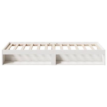 Dormeuse senza Materasso Bianco 100x200 cm Legno Massello Pino | homemem39