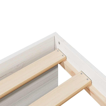 Dormeuse senza Materasso Bianco 100x200 cm Legno Massello Pino | homemem39