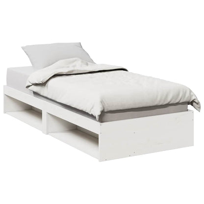 Dormeuse senza Materasso Bianco 100x200 cm Legno Massello Pino - homemem39