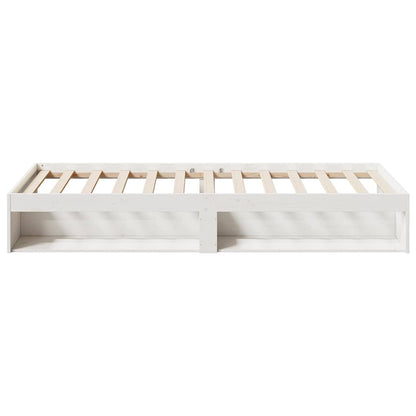 Dormeuse senza Materasso Bianca 90x200 cm Legno Massello Pino - homemem39