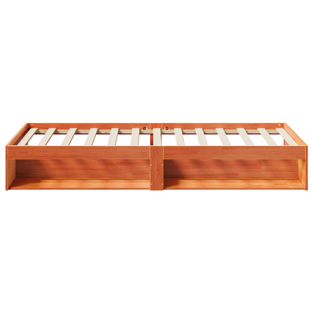 Dormeuse senza Materasso Marrone Cera 90x200 cm Legno di Pino - homemem39