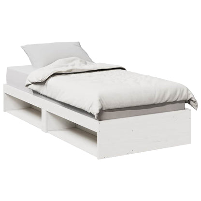 Dormeuse senza Materasso Bianca 90x190 cm Legno Massello Pino - homemem39