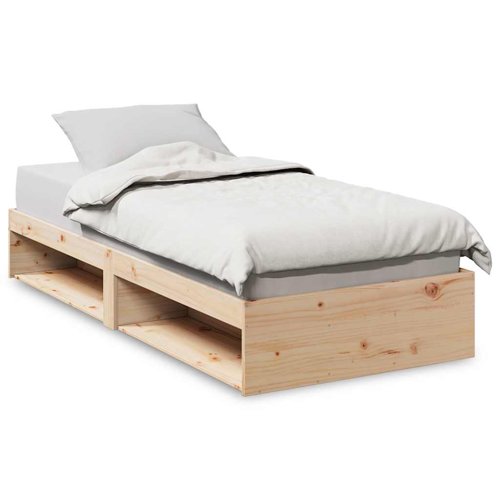 Dormeuse senza Materasso 75x190 cm in Legno Massello di Pino | homemem39
