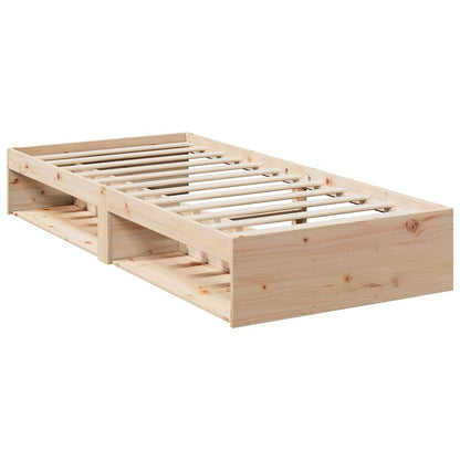 Dormeuse senza Materasso 75x190 cm in Legno Massello di Pino | homemem39