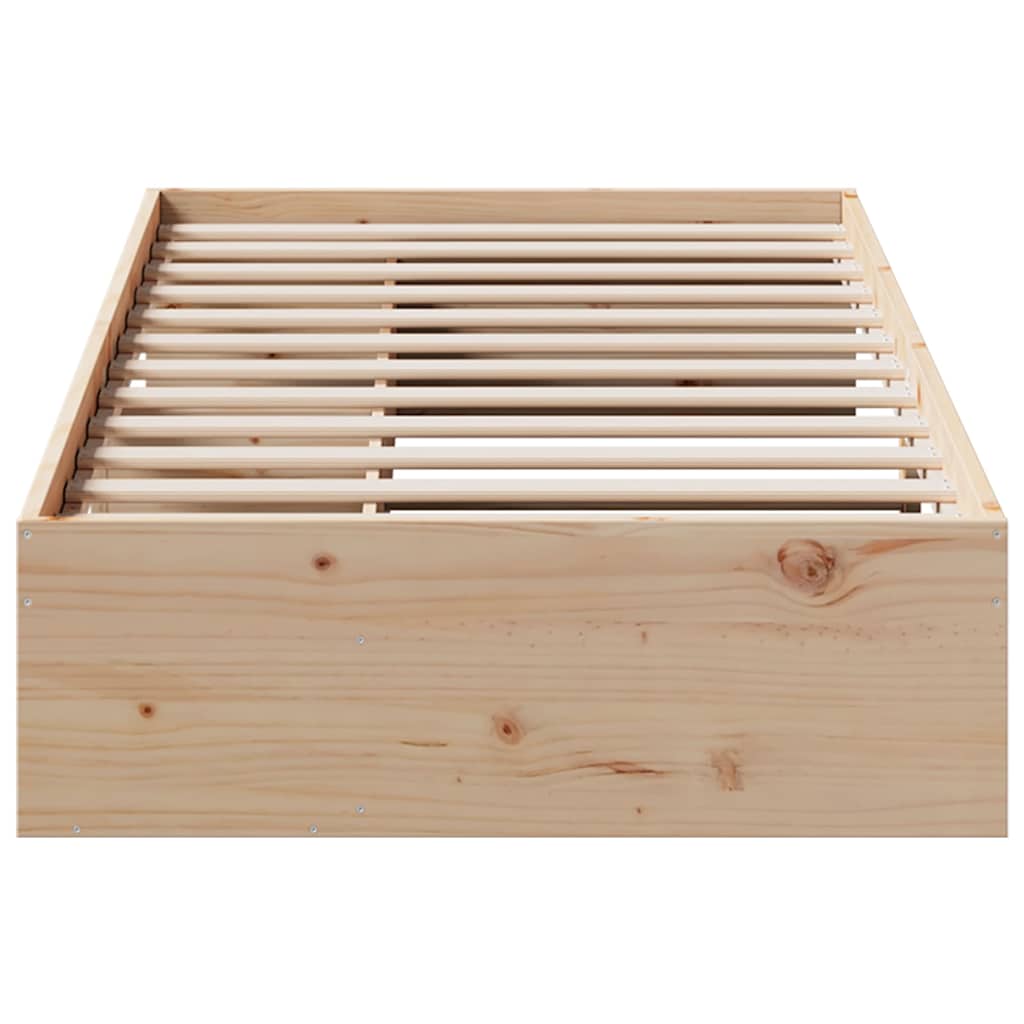 Dormeuse senza Materasso 75x190 cm in Legno Massello di Pino | homemem39