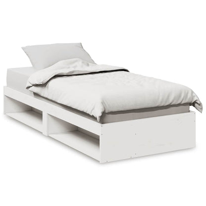 Dormeuse senza Materasso Bianco 75x190 cm in Legno di Pino | homemem39