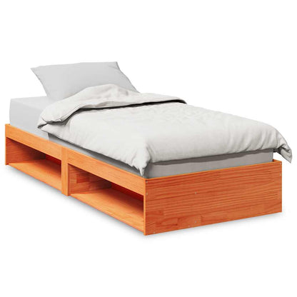 Dormeuse senza Materasso Marrone Cera 75x190 cm Legno di Pino - homemem39