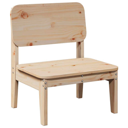 Sedia da Giardino 60x52,5x72 cm in Legno Massello di Pino - homemem39
