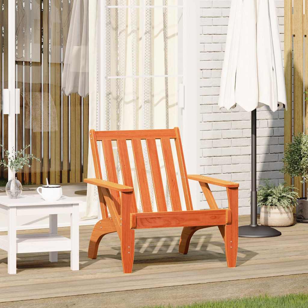 Sedia Adirondack da Giardino 75x77x77 cm Legno Massello di Pino