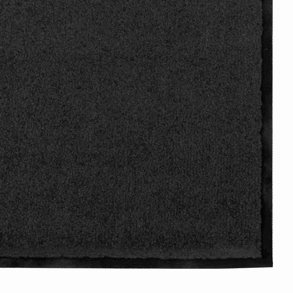 Tappetino Nero 120 x 250 cm 100% Poliammide | homemem39
