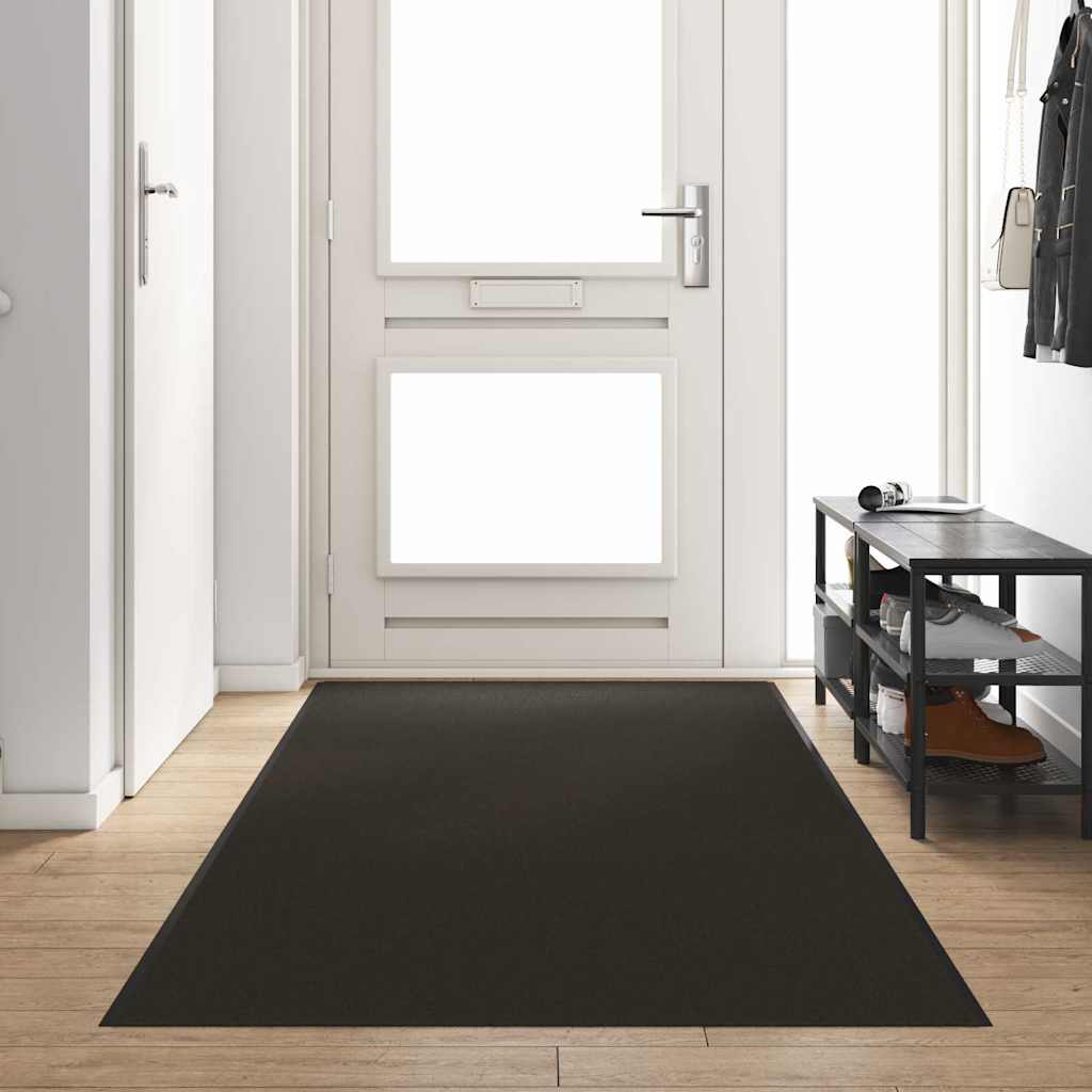 Tappetino Nero 120 x 350 cm 100% Poliammide | homemem39