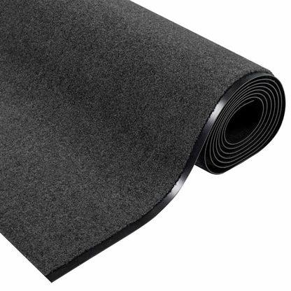 Tappetino Altro Antracite e Nero 120 x 350 cm Poliammide e PVC | homemem39