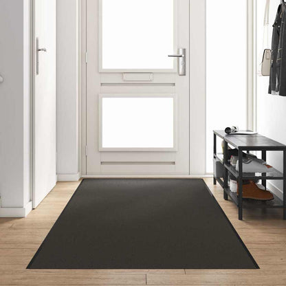 Tappetino Antracite e Nero 120 x 400 cm 100% Poliammide