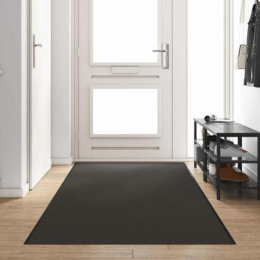Tappetino Antracite e Nero 120 x 400 cm 100% Poliammide