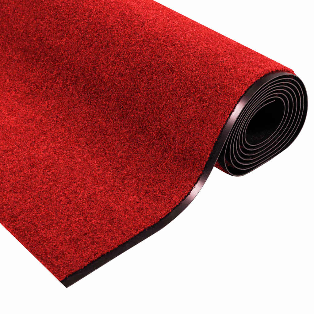 Tappetino Altro Rosso e Nero 120 x 400 cm Poliammide e PVC | homemem39