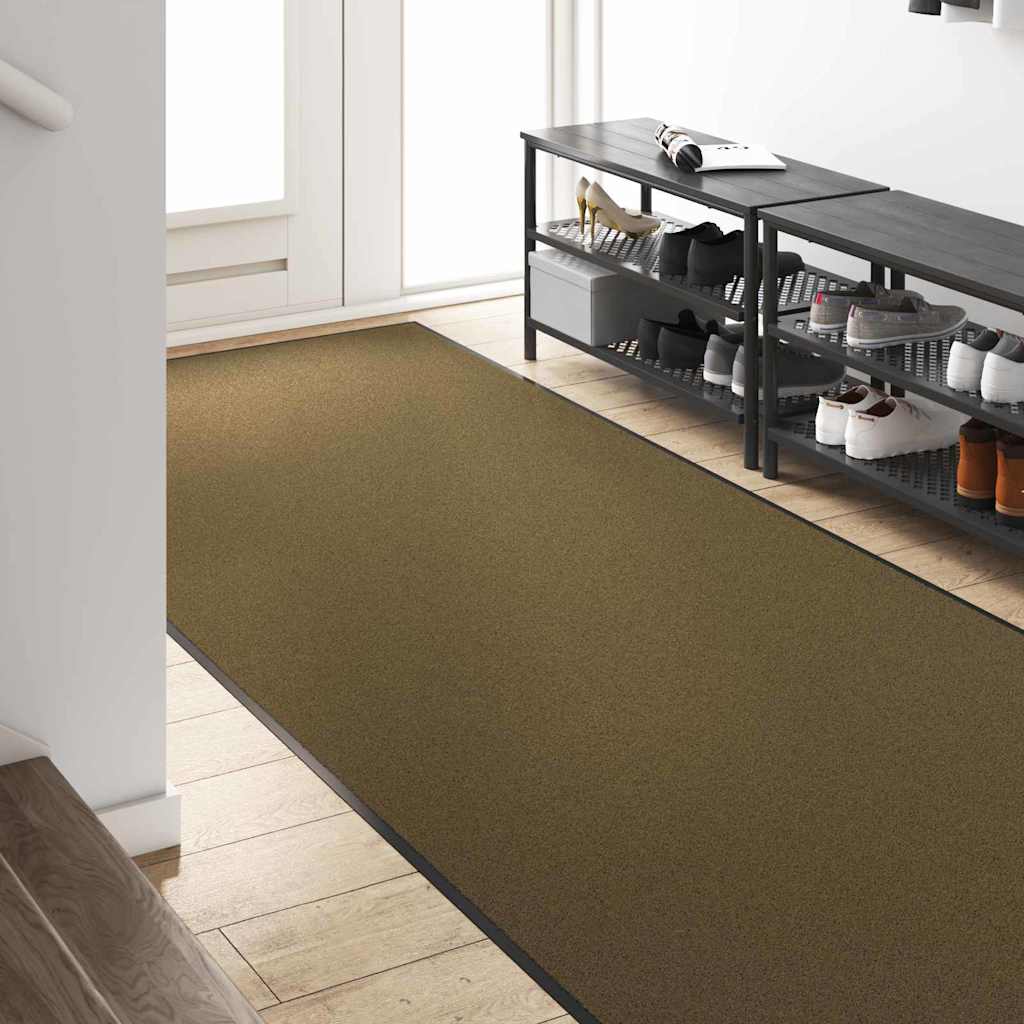 Tappetino Marrone e Nero 120 x 250 cm 100% Poliammide | homemem39