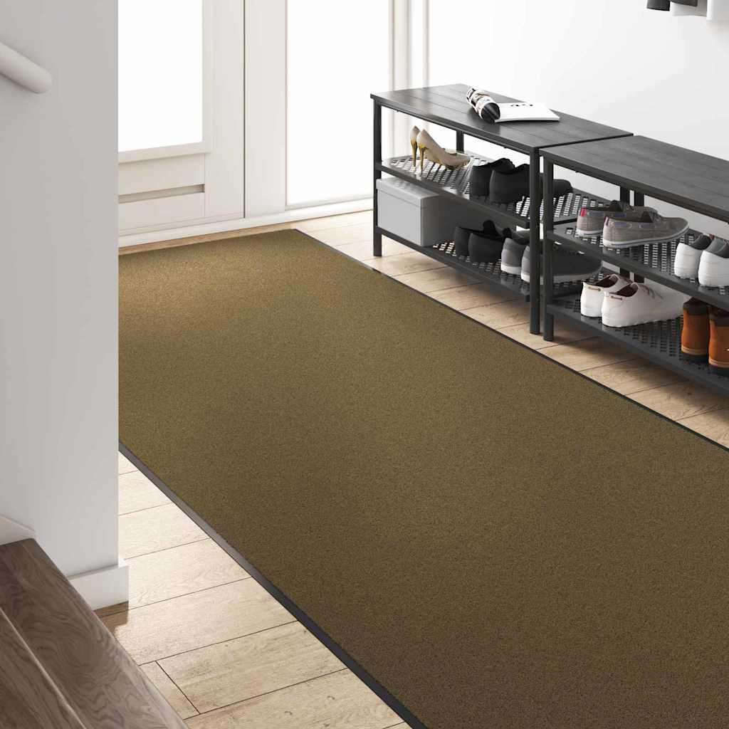 Tappetino Marrone e Nero 120 x 400 cm 100% Poliammide | homemem39