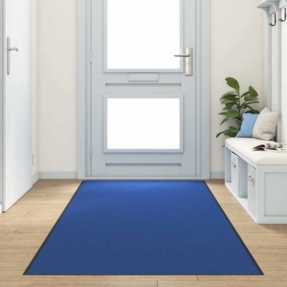 Tappetino Blu e Nero 120 x 400 cm 100% Poliammide