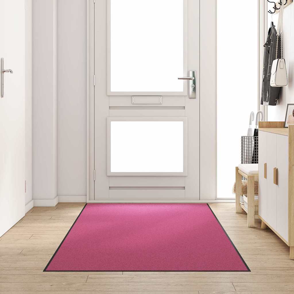 Tappetino Rosa e Nero 120 x 250 cm 100% Poliammide | homemem39