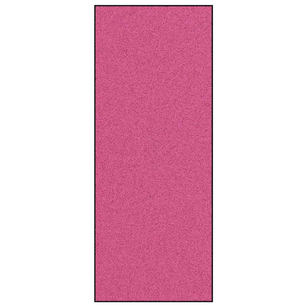 Tappetino Rosa e Nero 120 x 300 cm 100% Poliammide | homemem39