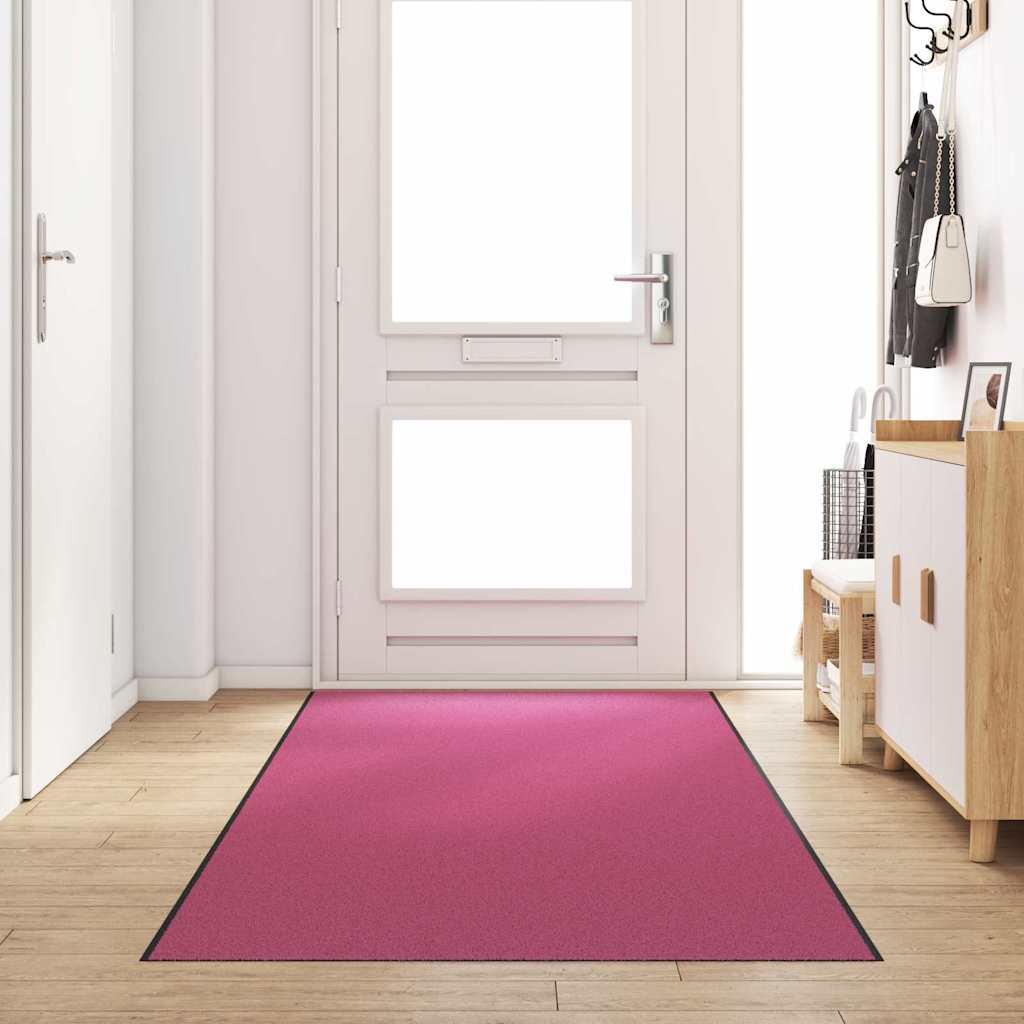 Tappetino Rosa e Nero 120 x 350 cm 100% Poliammide | homemem39