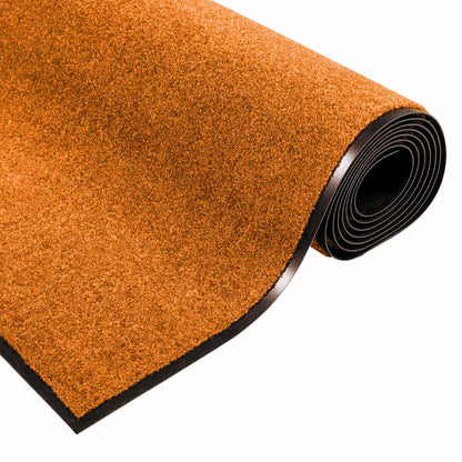 Tappetino Altro Arancione e Nero 120 x 250 cm Poliammide e PVC