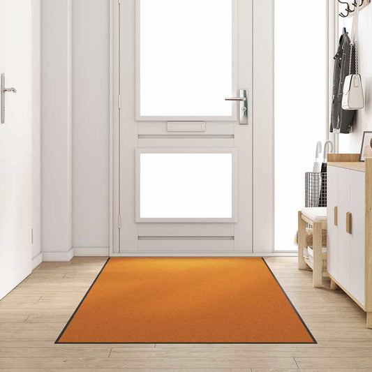 Tappetino Altro Arancione e Nero 120 x 250 cm Poliammide e PVC