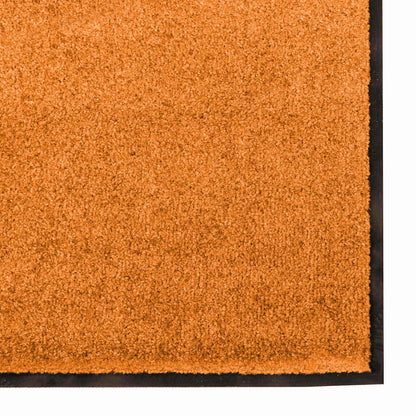 Tappetino Arancione e Nero 120 x 300 cm 100% Poliammide
