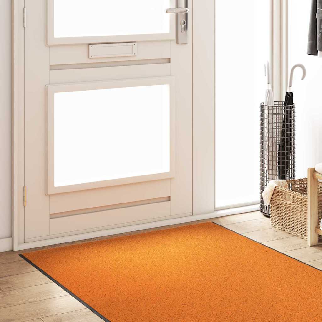 Tappetino Altro Arancione e Nero 120 x 350 cm Poliammide e PVC