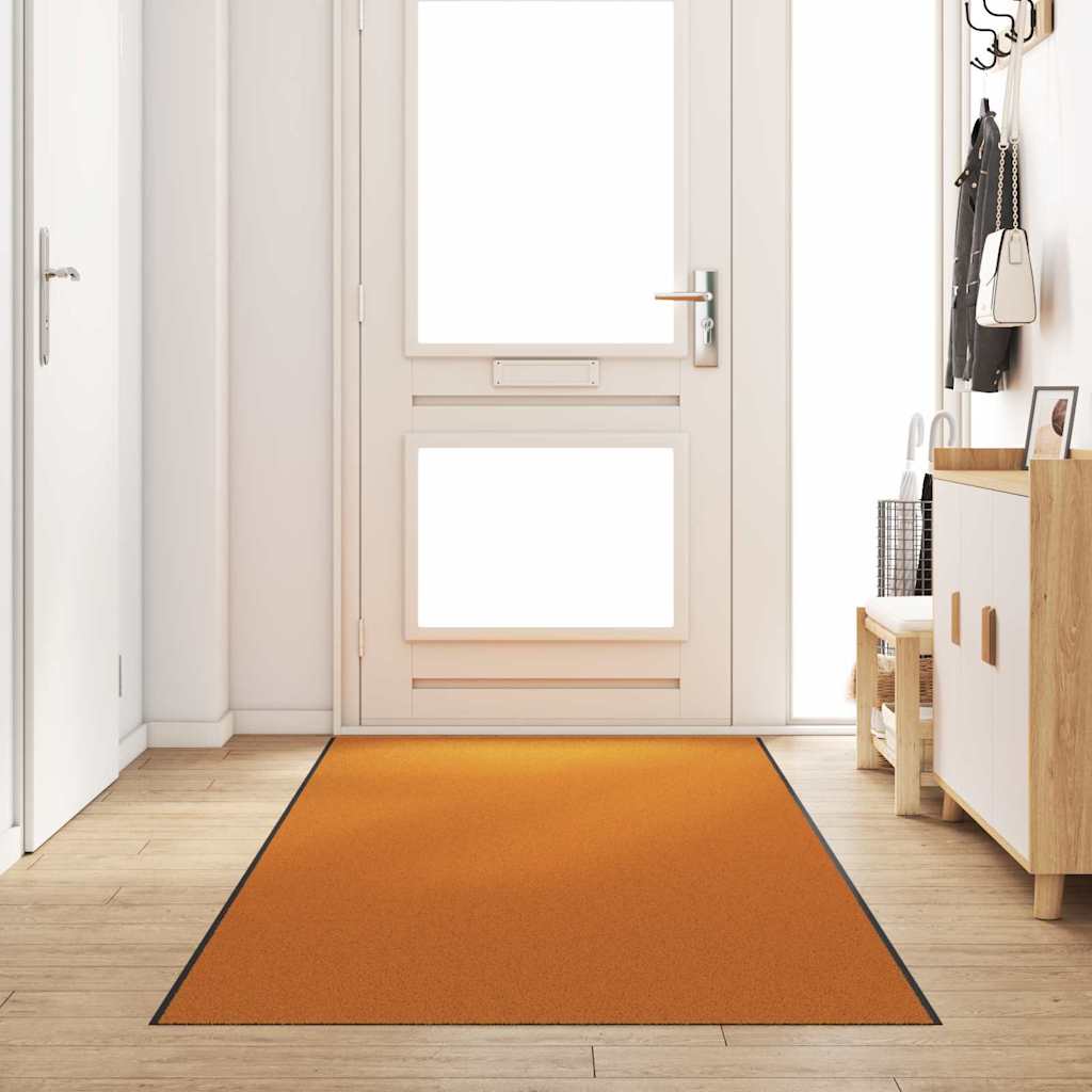 Tappetino Altro Arancione e Nero 120 x 350 cm Poliammide e PVC