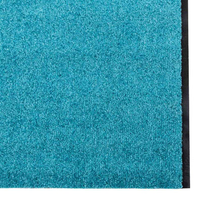 Tappetino Altro Ciano e Nero 120 x 400 cm Poliammide e PVC