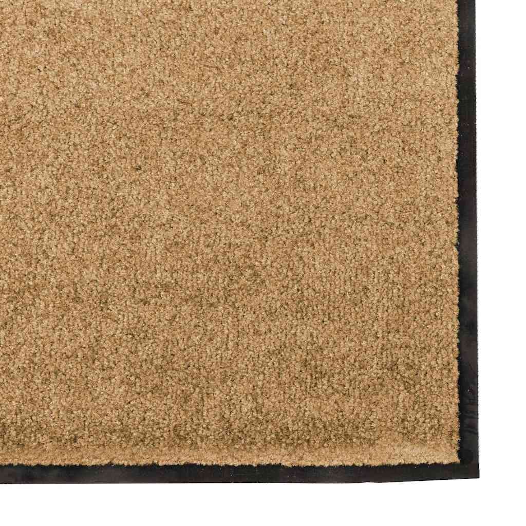 Tappetino Altro Crema e Nero 120 x 250 cm Poliammide e PVC | homemem39