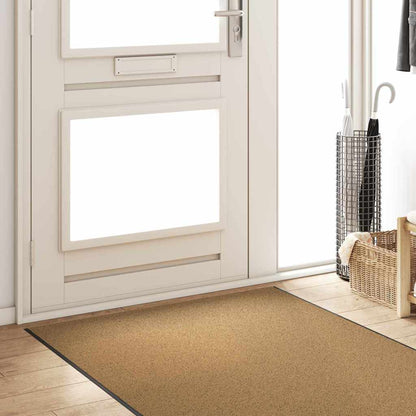 Tappetino Altro Crema e Nero 120 x 350 cm Poliammide e PVC | homemem39