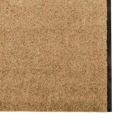 Tappetino Altro Crema e Nero 120 x 400 cm Poliammide e PVC | homemem39