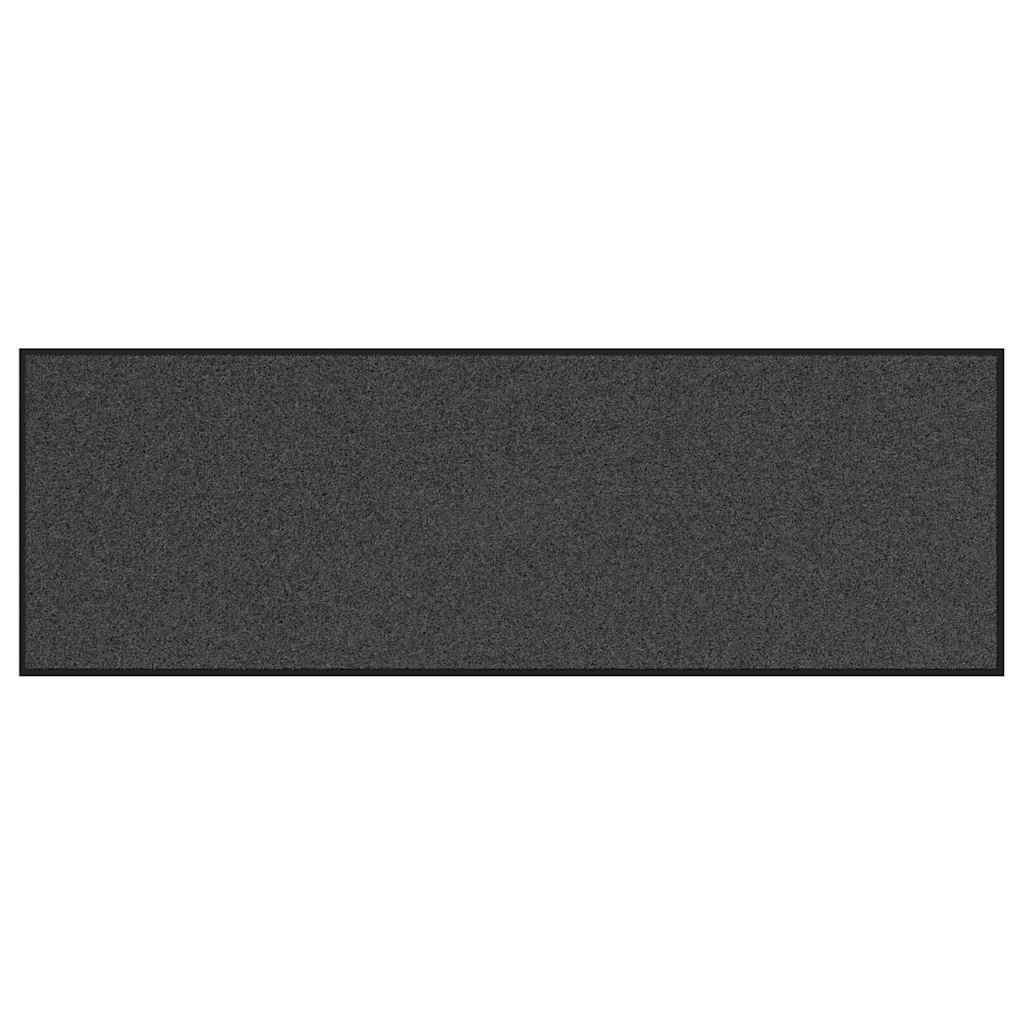 Tappetino Antracite e Nero 60 x 180 cm 100% Poliammide | homemem39