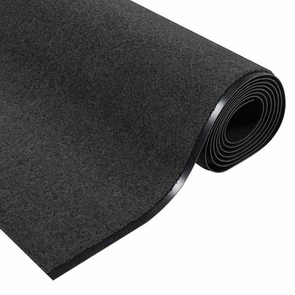 Tappetino Antracite e Nero 120 x 350 cm 100% Poliammide | homemem39