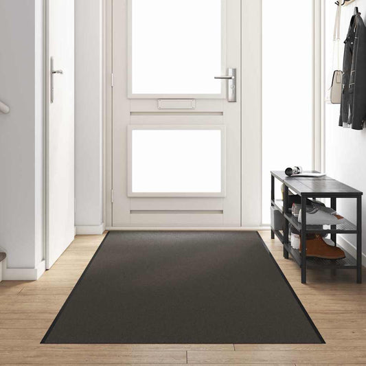 Tappetino Antracite e Nero 120 x 400 cm 100% Poliammide