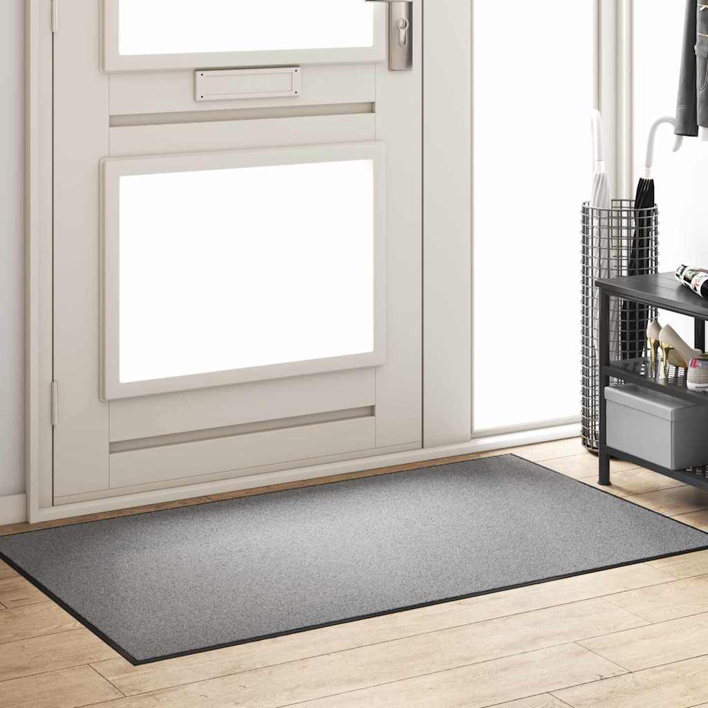 Tappetino Grigio e Nero 90 x 150 cm 100% Poliammide | homemem39