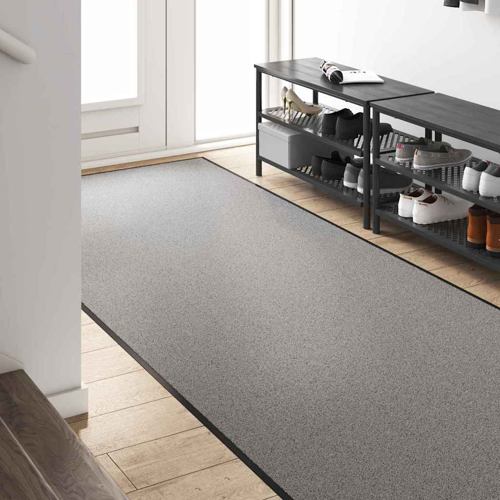 Tappetino Grigio e Nero 120 x 250 cm 100% Poliammide | homemem39