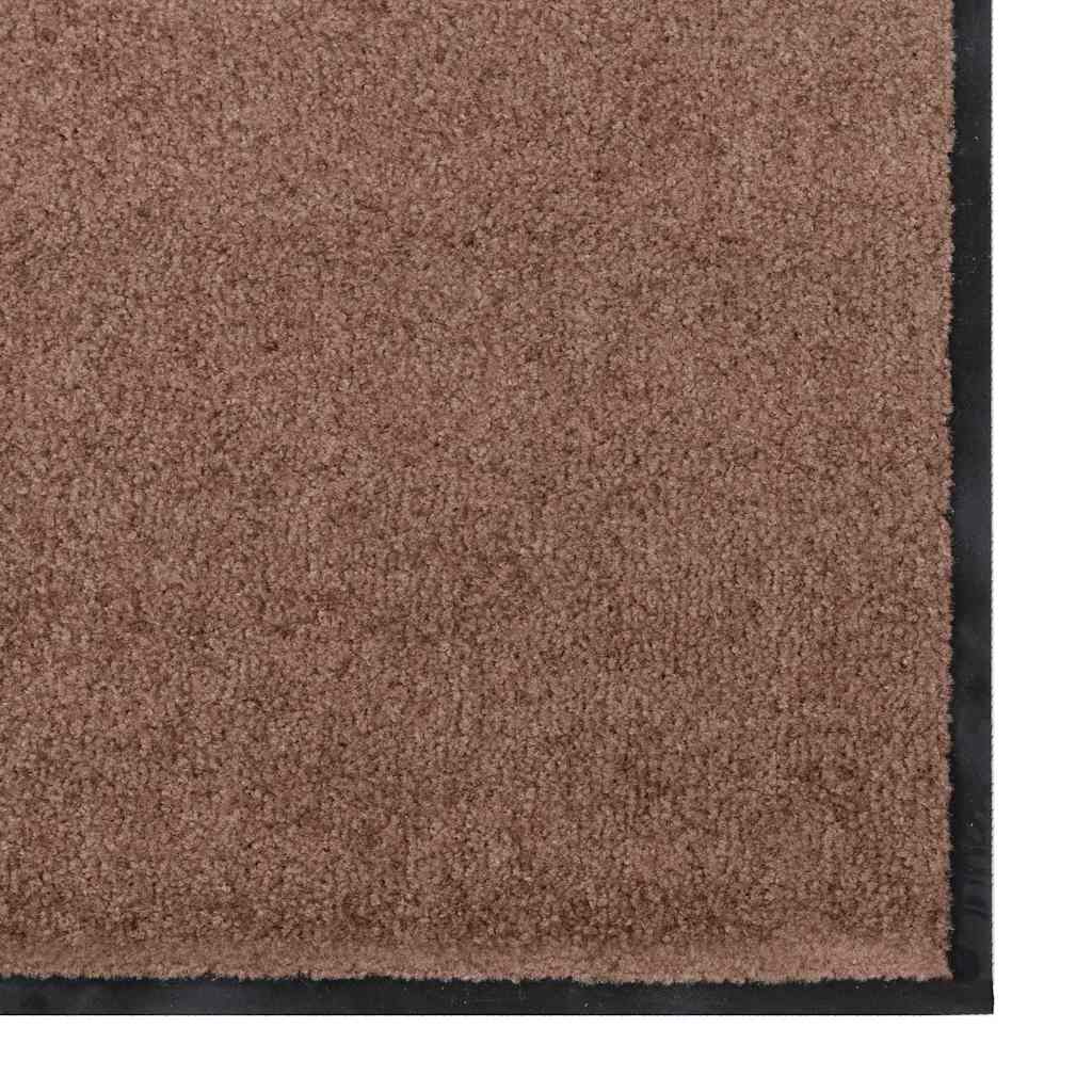 Tappetino Marrone e Nero 120 x 250 cm 100% Poliammide