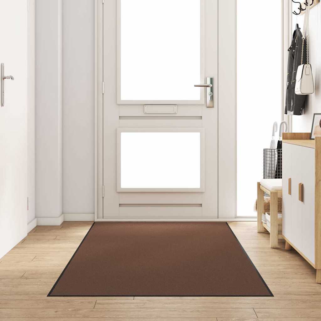 Tappetino Marrone e Nero 120 x 250 cm 100% Poliammide