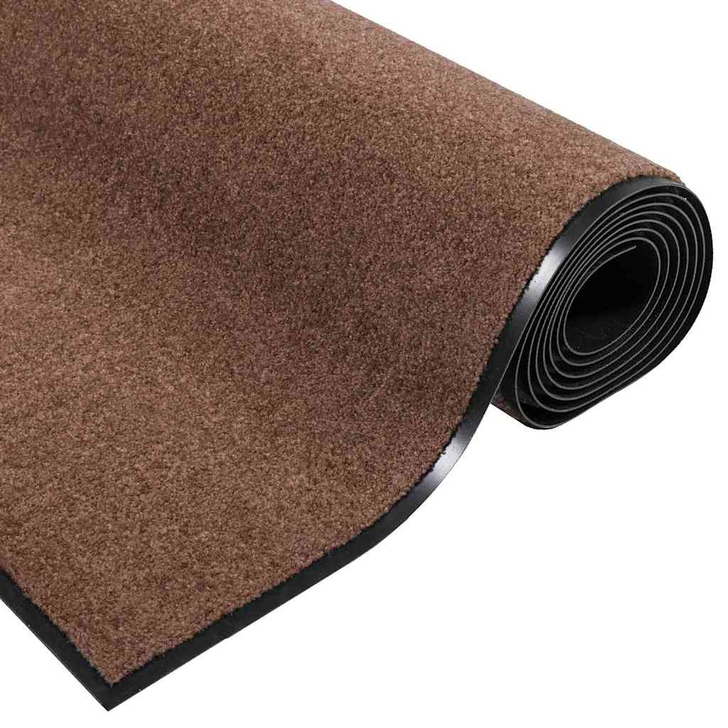 Tappetino Marrone e Nero 120 x 300 cm 100% Poliammide | homemem39