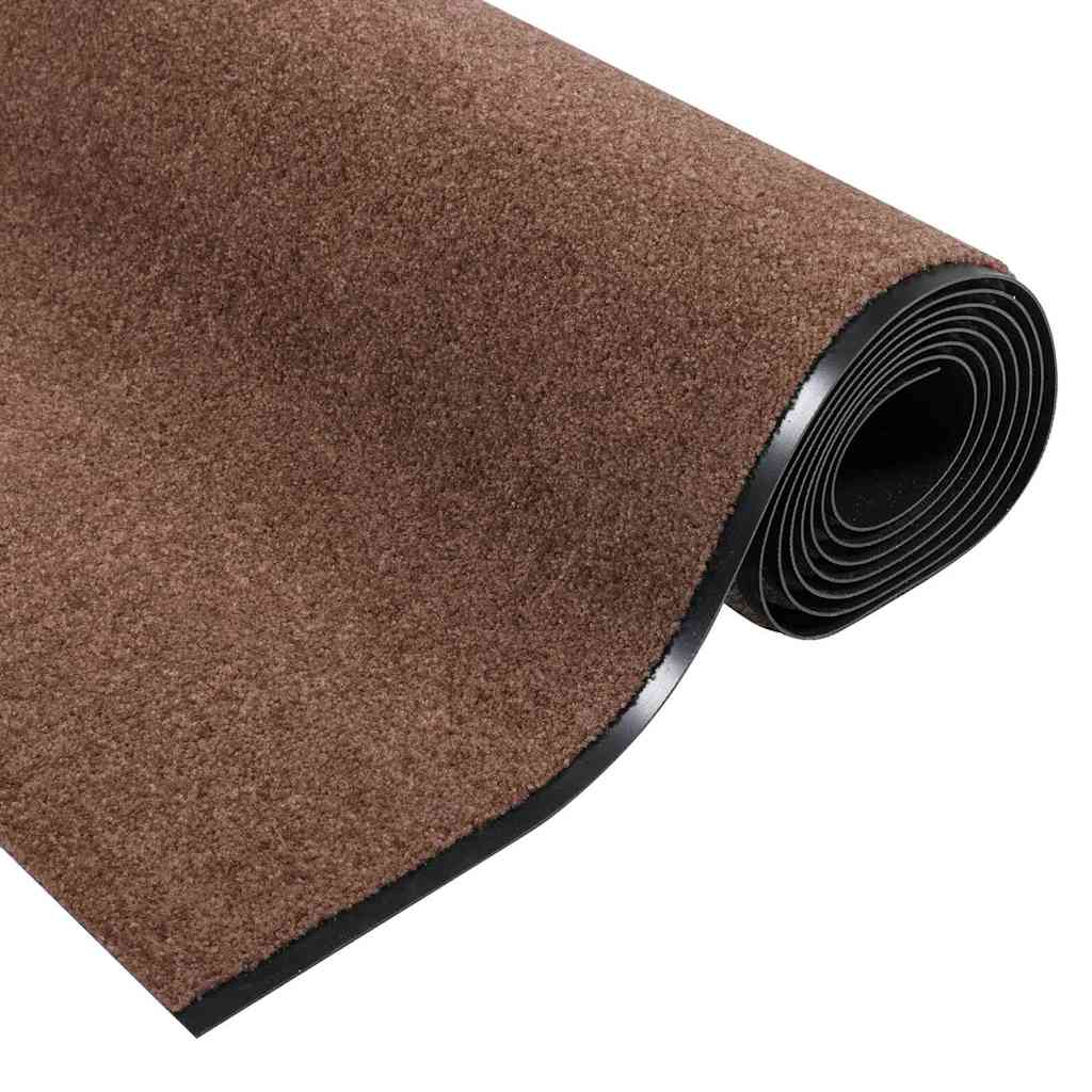 Tappetino Marrone e Nero 120 x 400 cm 100% Poliammide | homemem39